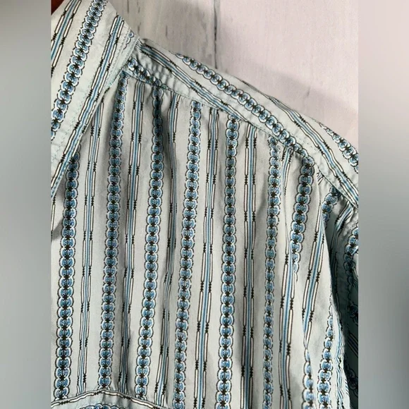 Prana Button Down Organic Cotton Mens Short Sleeve Relaxed Fit Shirt Sz XL - Picture 7 of 13